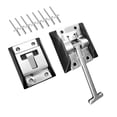 thumbnail image 2 of funtasica T Shape Entry Door Latch Trucks Horse Trailers Entry Door Latch with 8 rivets, 2 of 9