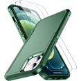 thumbnail image 1 of SPIDERCASE Diseñado para iPhone 12/iPhone 12 Pro, [protección contra caídas de grado militar de 10 pies] [con 2 protectores de pantalla de vidrio templado] Funda protectora para iPhone 12/12 Pro azul, 1 of 4