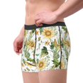 thumbnail image 4 of Junzan Watercolor Bright Sunflowers Mens Underwear Boxer Briefs For Men’s - Small, 4 of 9