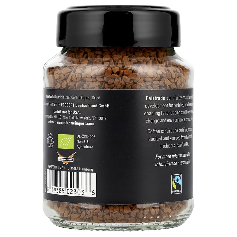 Mount Hagen Organic Instant Espresso Coffee, 1.76 oz, Medium Roast