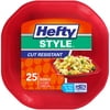 (4 pack) (4 pack) Hefty Style Small Square Foam Disposable Bowls, 25 Count