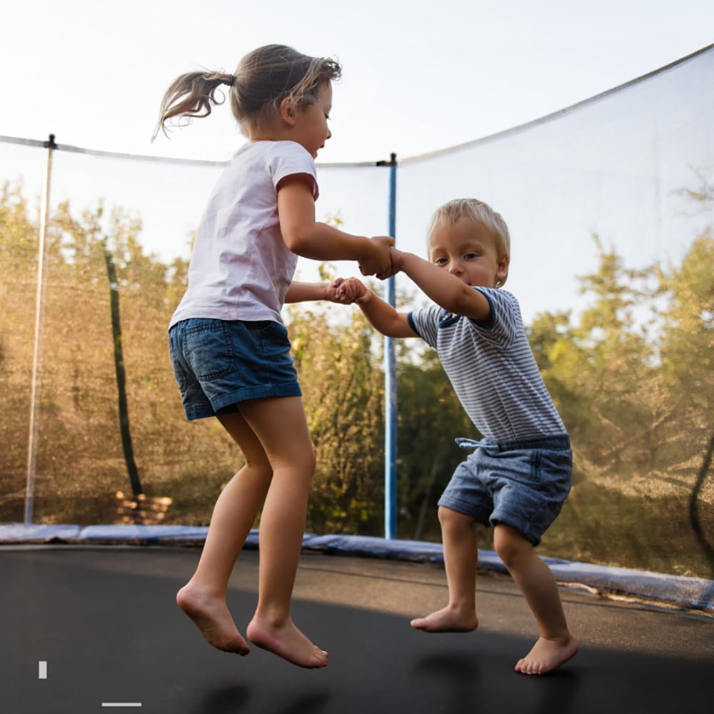 GVN Trampoline, Outdoor Trampoline,Outdoor Trampoline with Safety Closure Net-12 ft