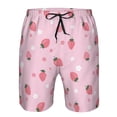 thumbnail image 3 of Goofa Floral Strawberr Printed Mens Swim Trunks Summer Quick Dry Short Beach Swimwear Bathing Suits-Medium, 3 of 9