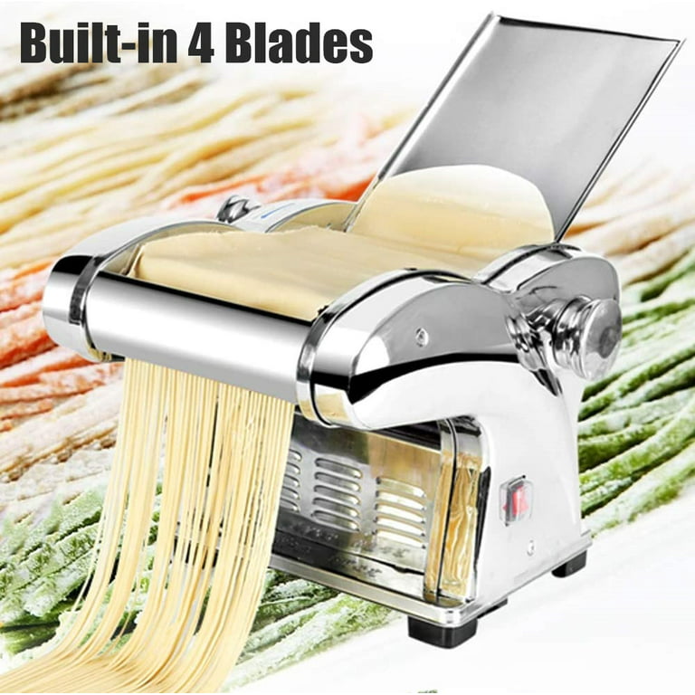 Bentism Electric Stainless Steel Fresh Pasta Maker Machine Noodle Rollers Cutter, Size: Electric Pasta Maker