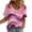#0404-Pink, variant on Uootdi Womens Tie Dye Short Sleeve T Shirts Casual Round Neck Tops Trendy Basic Tees Everyday Wear Boho Summer Vacation Outfits Gift
