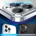thumbnail image 3 of Crystal Clear Case for iPhone 14 Pro Max, [Not Yellowing] [Camera Protection] [Military Grade Drop Tested] Transparent Shockproof Protective Phone Case Soft Silicone Slim Cover, 6.7", Silver, 3 of 15