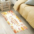thumbnail image 5 of GZHJMY Happy Thanksgiving Day Bathroom Rug Mat,Soft and Absorbent Bath Mats Non-Slip Carpet Machine Washable Kitchen Mat for Bathroom, Tub and Shower 39x20in Carpet Runner, 5 of 7