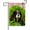 -, variant on Cavalier King Charles Spaniel Puppy and Flowers Double Sided Garden Flag 12x18 inch Decorative Flag for Outdoor Yard Lawn