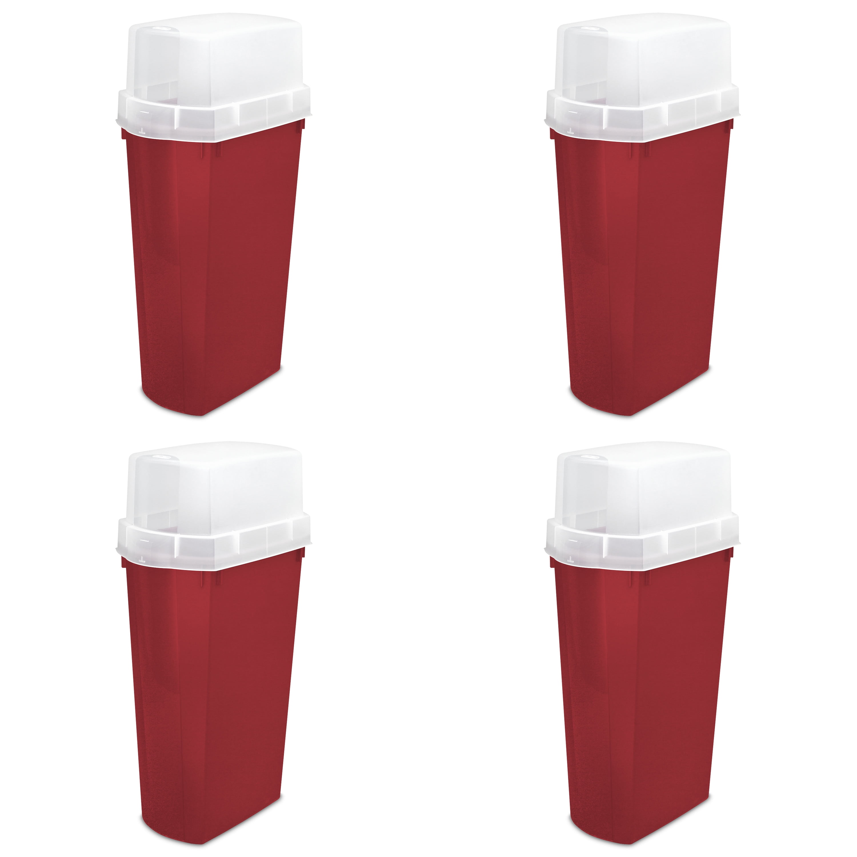 Sterilite 30 Inch Wrap Box Infra Red Case of 4