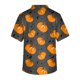 thumbnail image 4 of Men's Short Sleeve V-Neck Halloween Print Chest Pocket Care Top M, 4 of 4