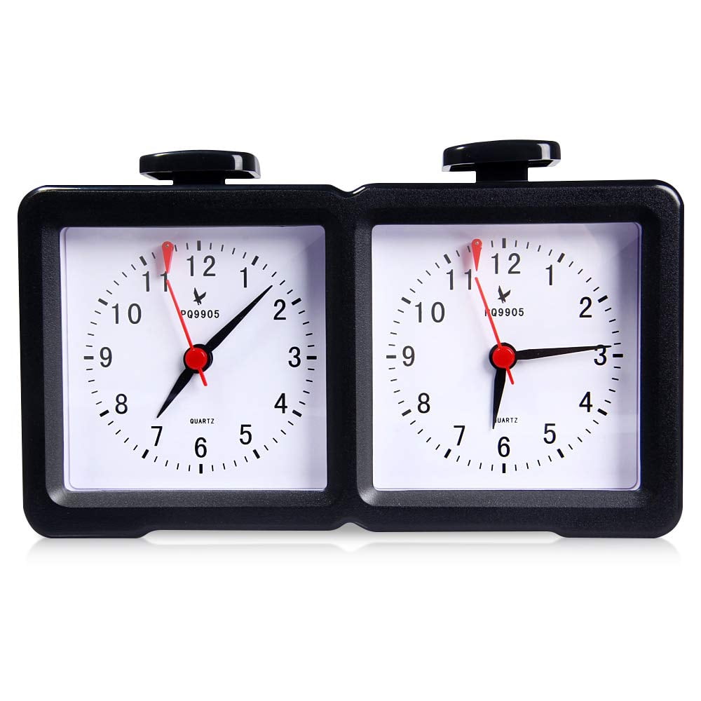 Bedside Clock Classic Analogue Alarm Clock Quartz Analog Chess Clock Count Up Down Timer Stopwatch Walmart Com Walmart Com
