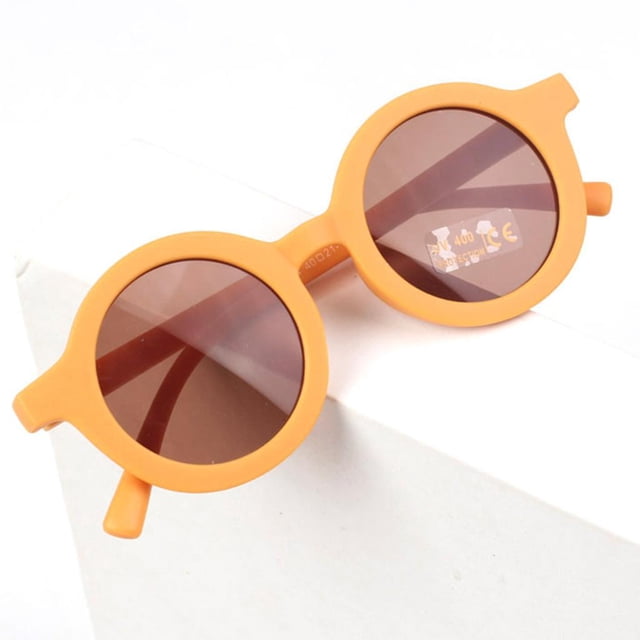 Encantadoras gafas de terre polarizadas para niños, marco Flexible protección 400 gafas Favor de para niños y niñas-8 colores a elegir - Amarillo