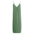 thumbnail image 7 of Afdoent Women's Dresses Long Sleeve V Neck Backless Maxi Dress For Oversized Loungewear Robe Casual Home Dress With Side Slits Fashion Beach Vacation Clothes, 7 of 7