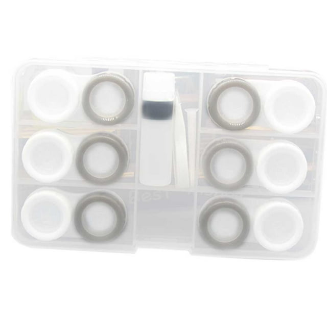 Boîte de Rangement pour Lentilles de Contact Portable, Support Transparent pour Lentilles de Contact, Gadgets