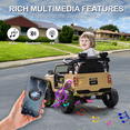 thumbnail image 4 of JoyWheels TOYOTA 50W Ride On Toy Cars,12V Powered Ride on Truck With Remote Control,3mph,Yellow, 4 of 9