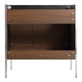thumbnail image 6 of Fine Fixtures  Oakville Bathroom Vanity  with White Ceramic Sink Walnut Ebony - Chrome Hardware 30 Inch, 6 of 9