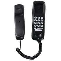 Wall Phone, Wired Phone, Landline Phone, Home Phone, Small Extension, Small Up Extension, Hotel Home Office Black