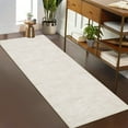 thumbnail image 2 of Haperlare Machine Washable Runner Rugs for Hallway Modern Non Slip Low Pile Laundry Entryway Runner Rug,Beige Rugs,2'x6', 2 of 7