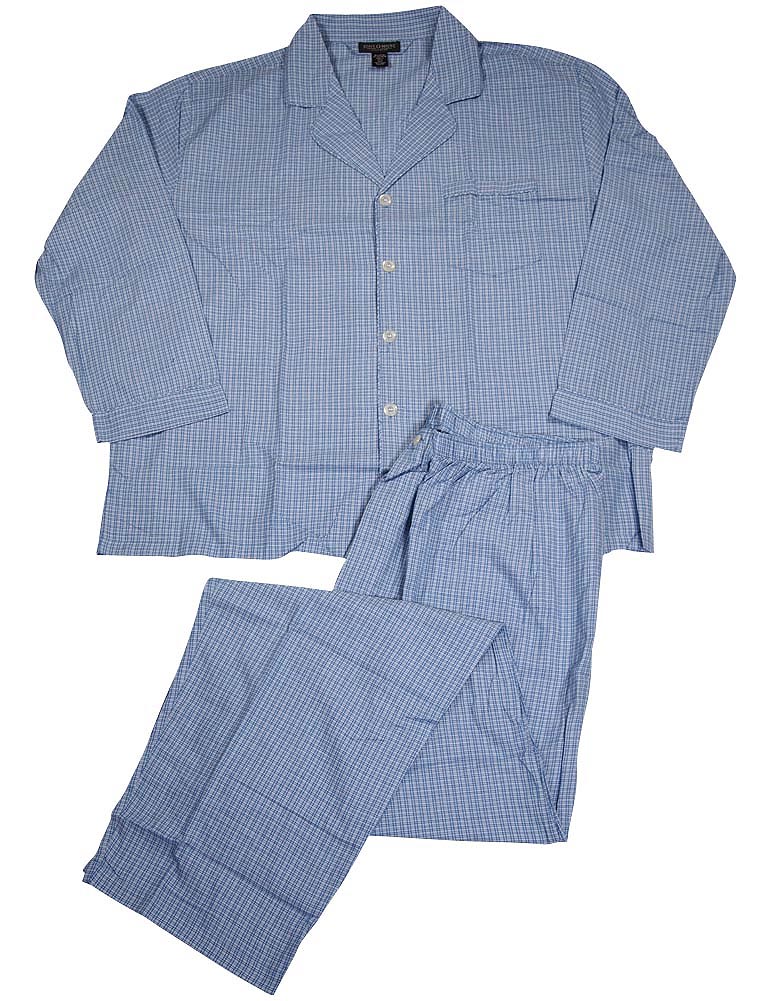 State O Maine Mens Big & Tall Pajamas Adult Male Lounge Sleep Sets Blue