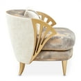 thumbnail image 4 of La Terrazza Accent Chair - Cappuccino/Champagne Gold, 4 of 18