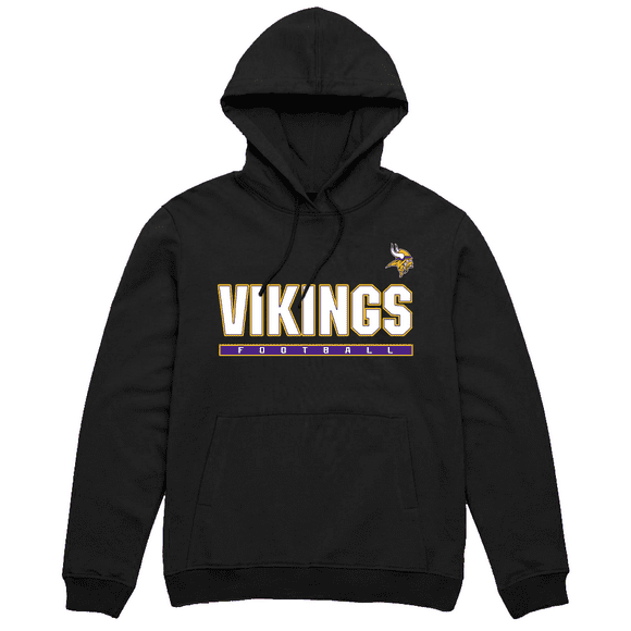 NFL Minnesota Vikings Classic Black Large Hoodie
