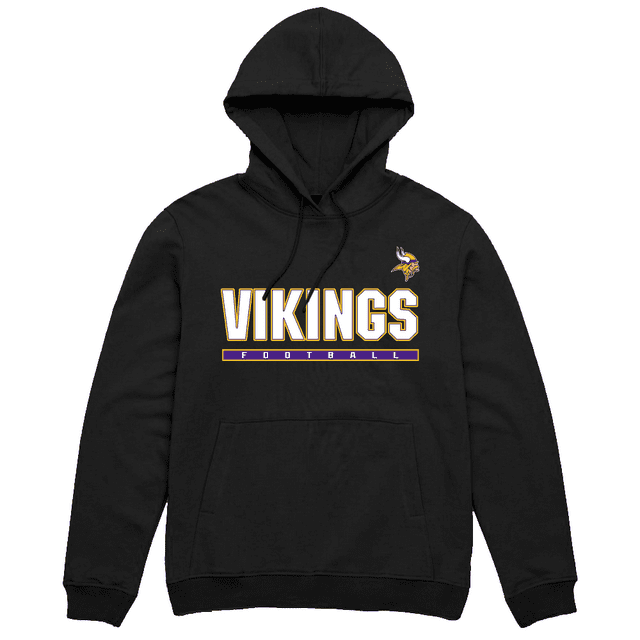 NFL Minnesota Vikings Classic Black 2X-Large Hoodie