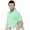 Brilliant Green/White, variant on Monterey Club Men's Pinstripe Jersey Golf Polo Shirt #1660