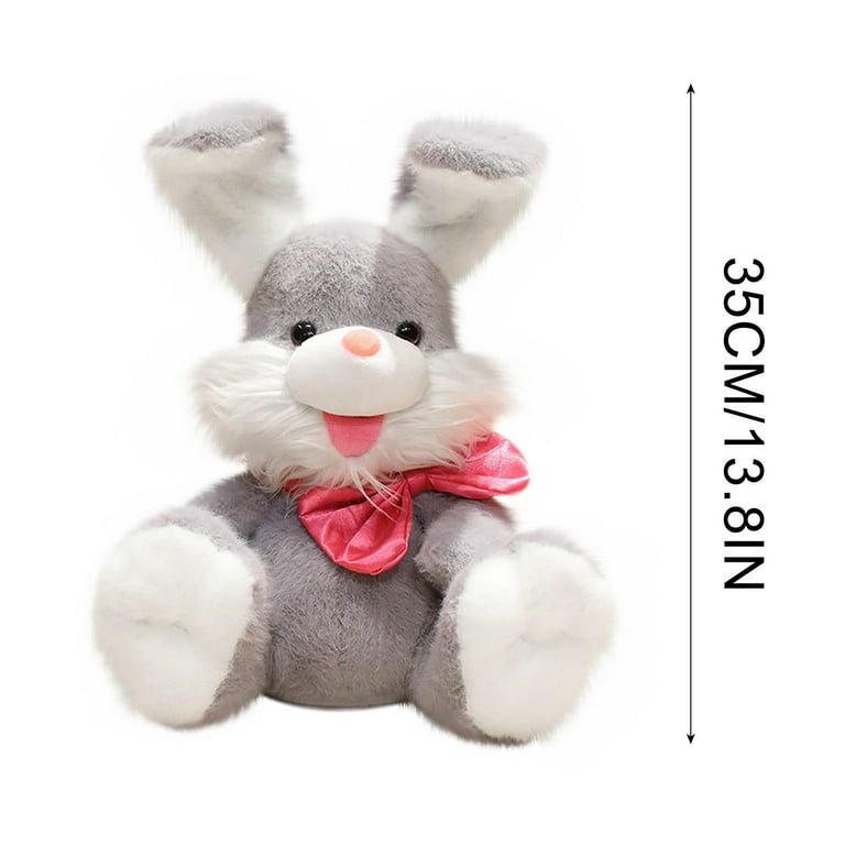 Bunny Stuffed Animal, Cute Bunny Plush Toy, Stuffed Bunny with Long Floppy  Ears, Fluffy Rabbit Stuffed Animal for Kids Boys Girls Babies Birthday