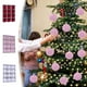 thumbnail image 1 of Bola de Navidad Flocking 6cm,12pcs,Adornos de Árbol de Navidad de terciopelo pintado,Bolas de Navidad para decoración de vacaciones,Bola de fieltro para árbol de Navidad,Bola de fieltro para, 1 of 8