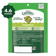 Greenies Feline Catnip Flavor Adult Natural Dental Cat Treats, 4.6 Oz Pouch