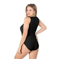 thumbnail image 4 of POSESHE Women's Sleeveless Halter Neck Bodysuits, Stretch-fit Tank Tops, S-3XL, 4 of 5
