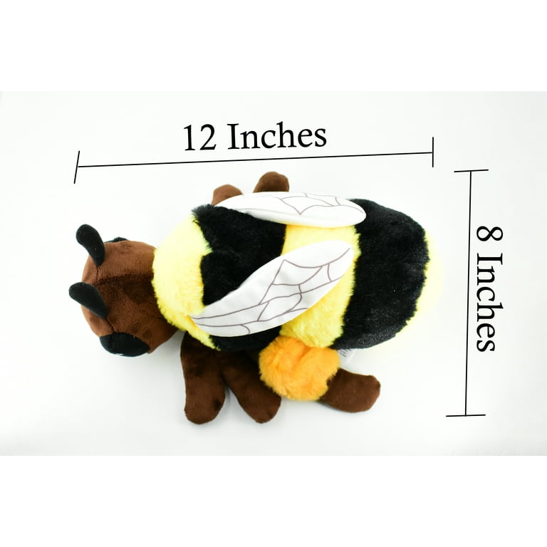 Bumblebee, Bumble Bee, Honey Bee, Stuffed Animal, Educational, Plush  Realistic Figure, Lifelike Model, Replica, Gift, 12 CWG60 B317