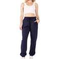 thumbnail image 2 of FashionMille Women's Oversize Fleece Lounge Sweat Jogger Pants, 2 of 2