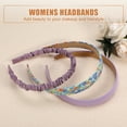 thumbnail image 5 of Unique Bargains 3pcs Fashion Headbands Set, Different Designs Headbands Flower Headbands for Gril Party Wedding, 5 of 6