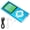 Sky Blue, variant on Xirurus Portable MP3 Player 1.8 Inch / 4.57 cm LCD Screen Support Recording FM Radio Music Player for Students Teens with Built-In Battery Earphones Charging Cable Pink