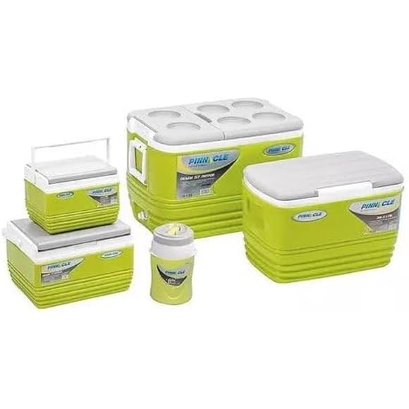 Combo 4 Hieleras Pinacle 57, 34.5, 11 Y 4.5lts + Termo 1 Lt Verde