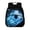 Blue Neon Soccer Pattern, variant on Chririnla Flaming Shark Camo Print Preschool Backpack 13.5 Inches Adjustable Strap Polyester Preschool Kids Polyester School Backpack for Kindergarten Camping