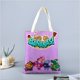 thumbnail image 2 of ¡Vamos, Plátanos! Bolso de tela con estampado de lienzo para mujer, bolsa de compras reutilizable y estética, con cremallera interior, regalo para mujer,40*45cm., 2 of 6