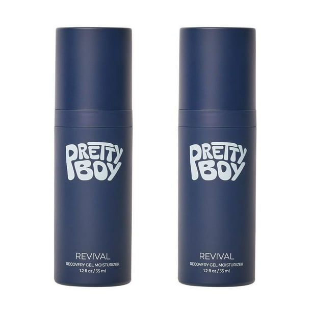 Gel hidratante Prettyboy Face Revival para hombre, 2 x 60 ml