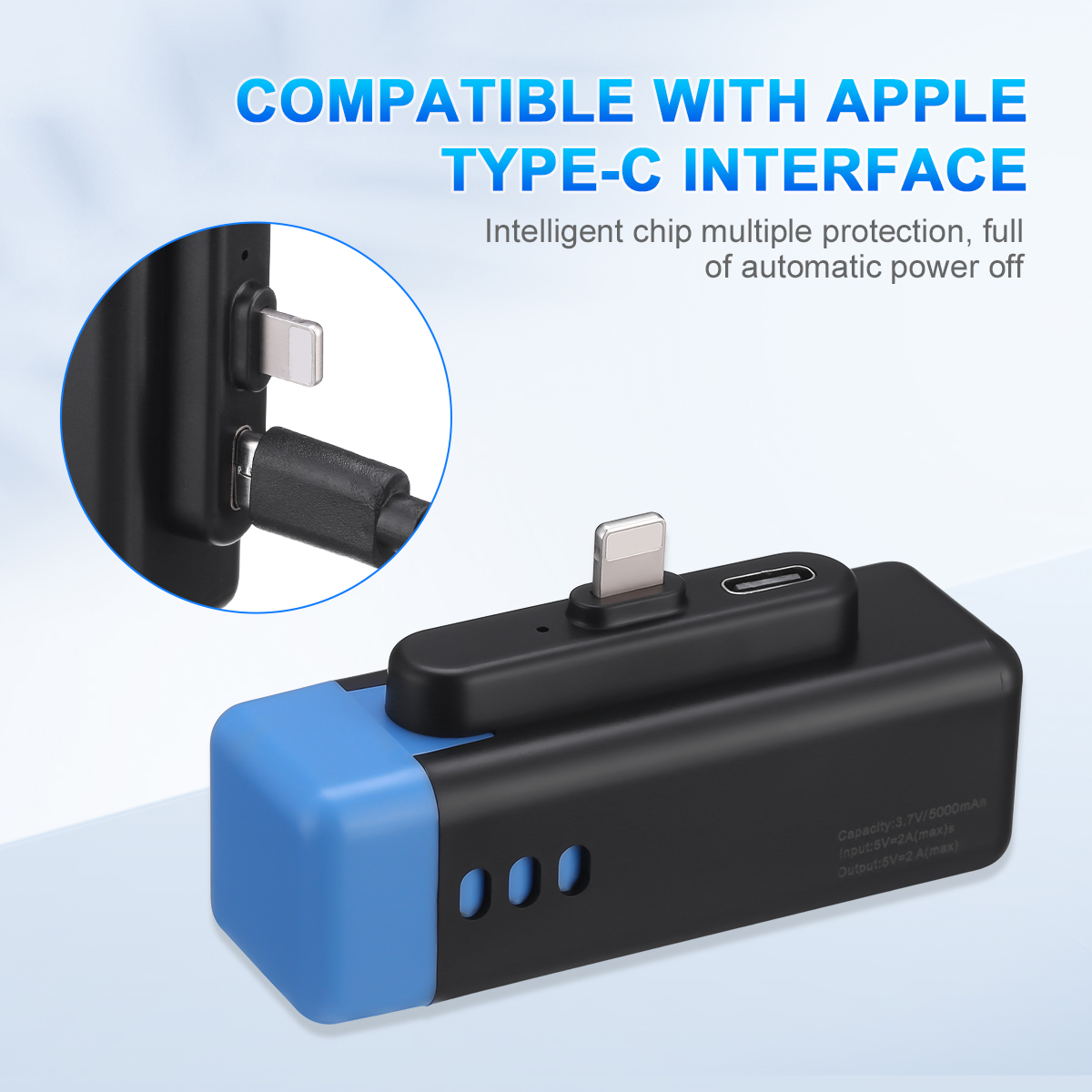 BEYGO 5000mAh Portable Charger External Battery Pack Power Bank for