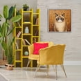 thumbnail image 2 of Stupell Industries Grouchy Cat in Classic Style Animals Painting Gray Framed Art Print Wall Art, 24 x 24, 2 of 8