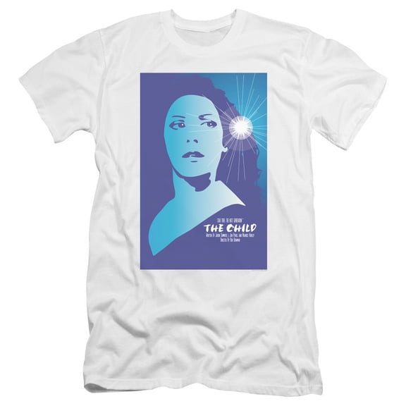 Star Trek Tng Season 2 Episode 1 Premium Canvas Adult Slim Fit 30/1 T-Shirt White