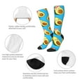 thumbnail image 6 of Balery Flowers Avocado Fun Novelty Socks Men'S Women'S Crew Socks Funny Crazy Novelty Socks Quirky And Cool Socks, 6 of 9