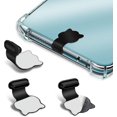 thumbnail image 1 of Paquete de 3 tapones antipolvo de silicona para gatos para puerto USB C para teléfonos móviles y teléfonos inteligentes, 1 of 5