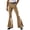 Beige, variant on Mens Bell Bottoms, Cheetah Print Bell Pants for men, 60s 70s Disco Outfits for Men Vintage Flared Jeans(Gold/S)