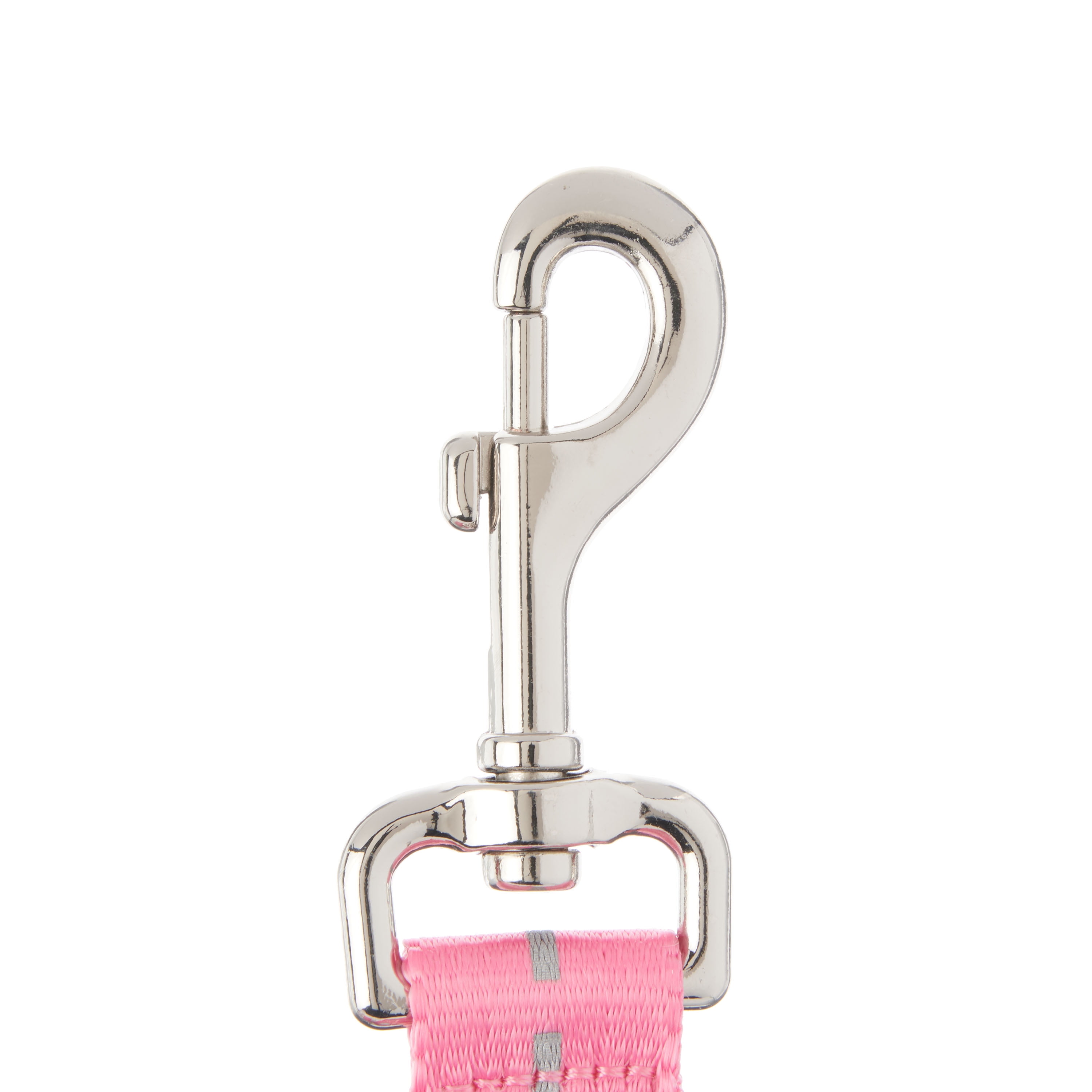 Vibrant Life Reflective Polyester Dog Leash, Pink, Large, 6 feet