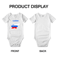 thumbnail image 3 of Slovenia Map Flag Clothes Unisex (White, 0-3 Months), 3 of 5