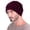 Wine, variant on Aoochasliy Winter Hats Clothes Knitted Hat Women Autumn and Winter Solid Color Turban Hat Piles of Hats Breathable Hat