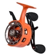 thumbnail image 4 of Ice Fishing Reel 3.2: 1 Ratio de engranaje Reemplazo de reemplazo de herramienta ultraligera Equipo de pesca 3+1 Rodamientos de metal para río de agua Mano derecha naranja, 4 of 8