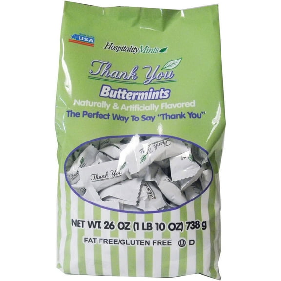 Thank You 26 oz. Bag Buttermints Candies